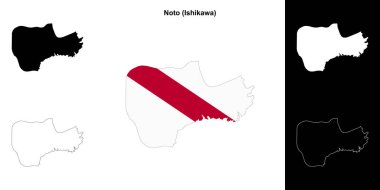 Noto (Ishikawa) ana hat haritası ayarlandı