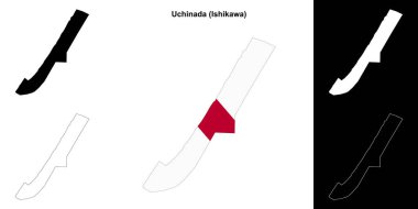 Uchinada (Ishikawa) ana hat haritası ayarlandı