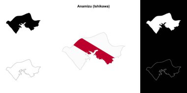 Anamizu (Ishikawa) ana hat haritası ayarlandı