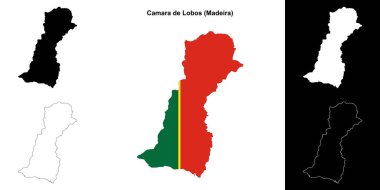 Camara de Lobos belediye ana hat haritası seti