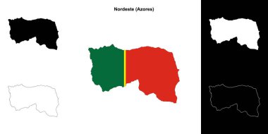Nordeste belediye ana hatları haritası ayarlandı
