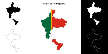Oliveira de Frades belediye ana hat haritası seti