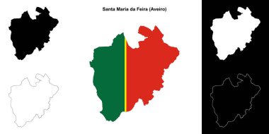 Santa Maria da Feira belediyesinin ana hat haritası