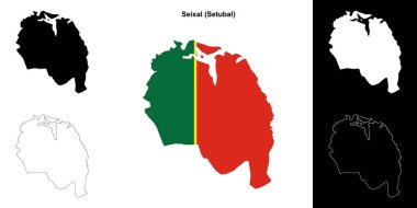 Seixal belediye ana hatları haritası ayarlandı