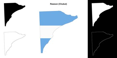 Rawson bölümü (Chubut) ana hat haritası ayarlandı