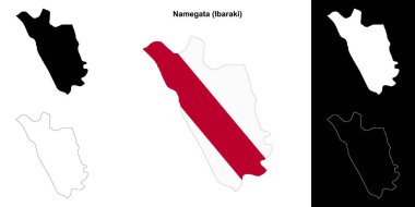 Namegata (Ibaraki) ana hat haritası ayarlandı