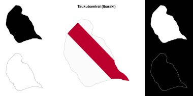 Tsukubamirai (Ibaraki) ana hat haritası ayarlandı