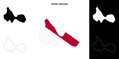 Ushiku (Ibaraki) ana hat haritası ayarlandı