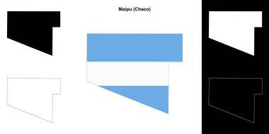 Maipu bölümü (Chaco) ana hat haritası seti