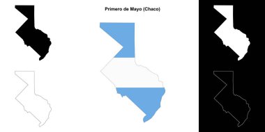 Primero de Mayo departmanı (Chaco) ana hat haritası ayarlandı
