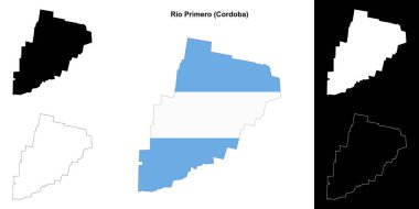 Rio Primero Departmanı (Cordoba) ana hat haritası ayarlandı