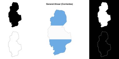 Genel Alvear bölümü (Corrientes) ana hat haritası ayarlandı
