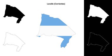 Lavalle bölümü (Corrientes) ana hat haritası ayarlandı