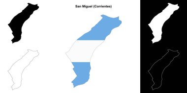 San Miguel Departmanı (Corrientes) ana hat haritası seti