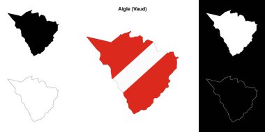 Aigle boş çizgi haritası seti