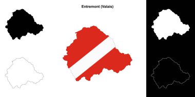 Entremont boş dış hat haritası seti