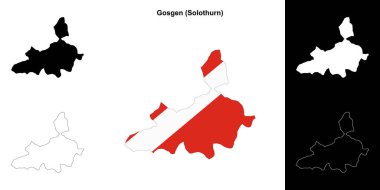 Gosgen boş çizgi haritası seti