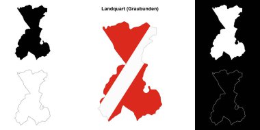 Landquart boş ana hat haritası seti