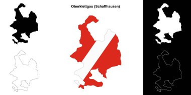 Oberklettgau boş ana hat haritası seti