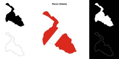 Raron boş dış hat haritası seti