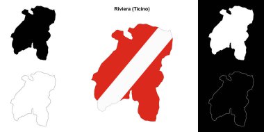 Riviera boş dış hat haritası seti