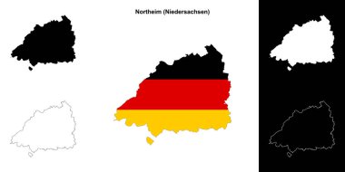 Northeim (Niedersachsen) boş ana hat haritası ayarlandı