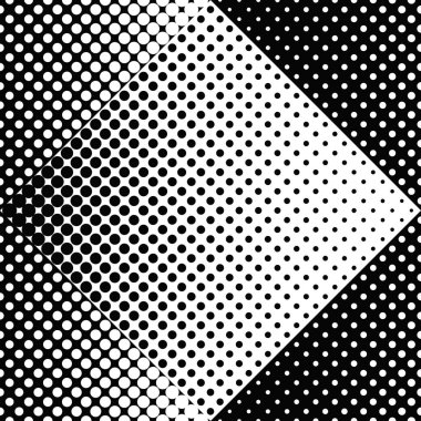 Geometrik noktasız nokta desenli arkaplan - soyut vektör tasarımı