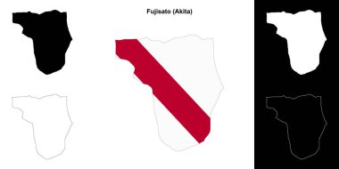 Fujisato (Akita) ana hat haritası ayarlandı