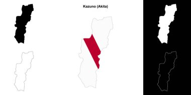 Kazuno (Akita) ana hat haritası ayarlandı