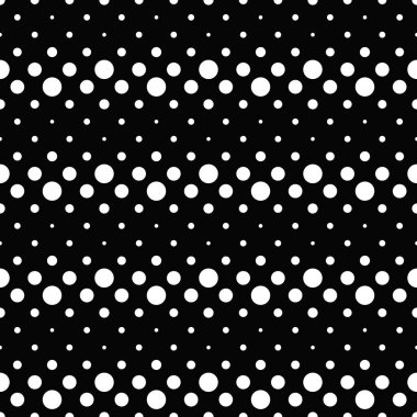 Geometrik tek renkli daire desen arkaplan tasarımı - soyut vektör grafiği