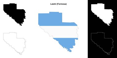 Laishi bölümü (Formosa) ana hat haritası seti
