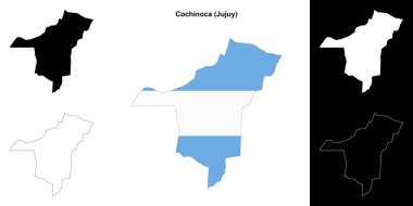 Cochinoca Departmanı (Jujuy) ana hat haritası seti