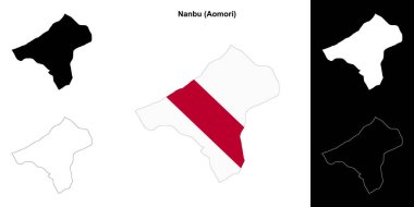 Nanbu (Aomori) ana hat haritası seti