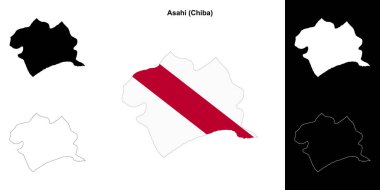 Asahi (Chiba) ana hat haritası seti
