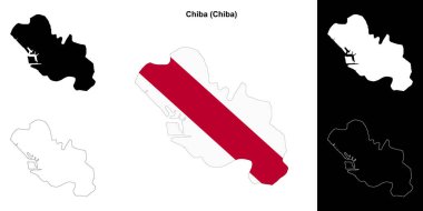 Chiba (Chiba) ana hat haritası seti