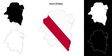 Isumi (Chiba) ana hat haritası seti