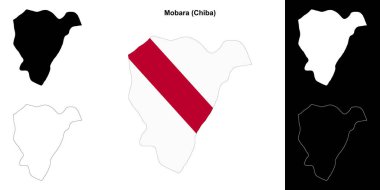 Mobara (Chiba) ana hat haritası seti