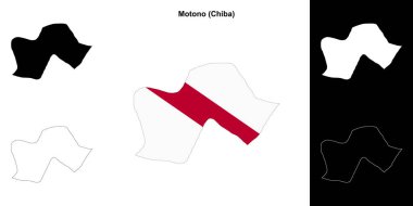 Motono (Chiba) ana hat haritası seti