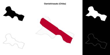 Oamishirasato (Chiba) ana hat haritası seti