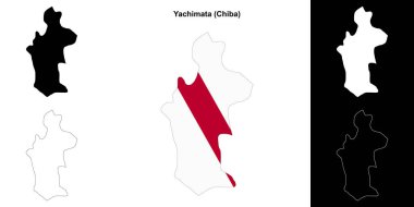 Yachimata (Chiba) ana hat haritası seti