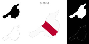 Iyo (Ehime) ana hat haritası seti