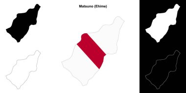Matsuno (Ehime) ana hat haritası seti