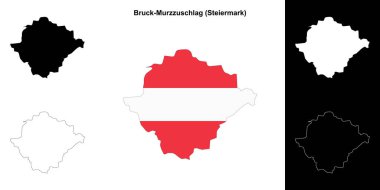 Bruck-Murzzuschlag boş ana hat haritası seti