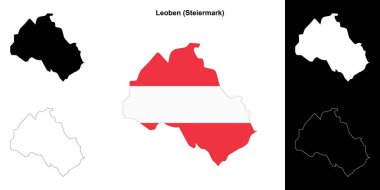 Leoben boş çizgi haritası seti