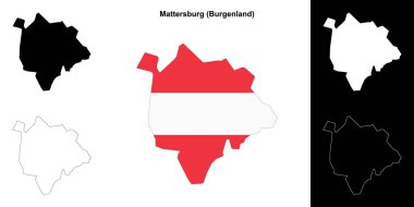 Mattersburg boş ana hat haritası seti