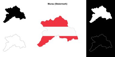 Murau boş çizgi haritası seti