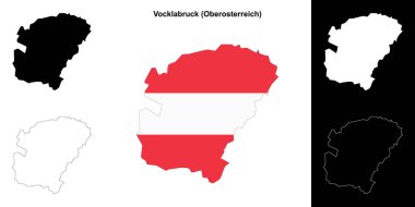Vocklabruck boş ana hat haritası seti