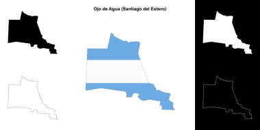 Ojo de Agua Departmanı (Santiago del Estero) ana hat haritası seti