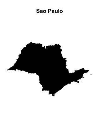 Sao Paulo durumu boş ana hat haritası