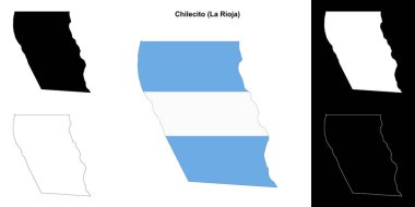 Chilecito bölümü (La Rioja) ana hat haritası seti